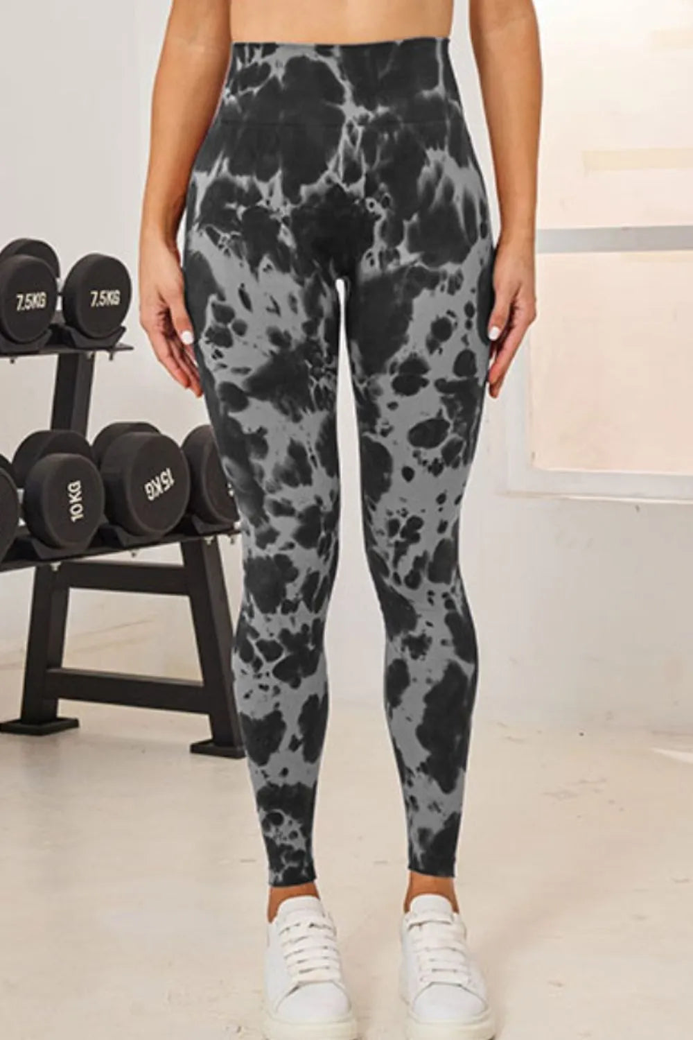 Tie-Dye High-Waist Active Leggings
