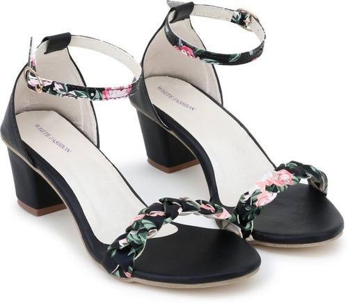 Black Heeled Sandals