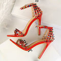Studded 11cm High-Heel Sandals