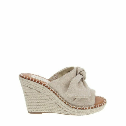 Espadrille Bow Wedge Sandals