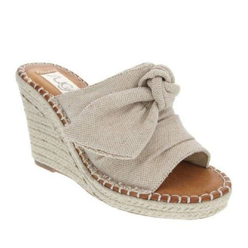 Espadrille Bow Wedge Sandals