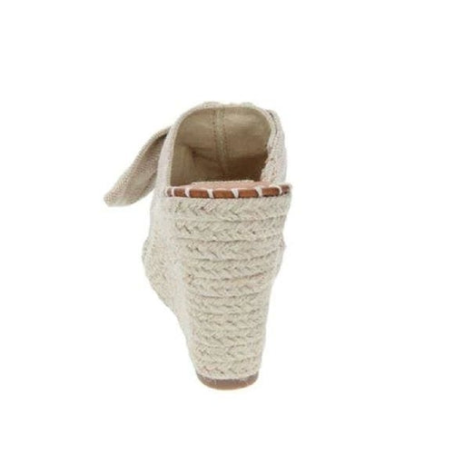 Espadrille Bow Wedge Sandals