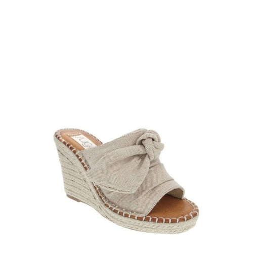 Espadrille Bow Wedge Sandals
