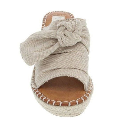 Espadrille Bow Wedge Sandals